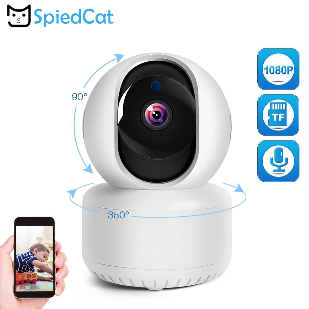 Камера видеонаблюдения HD 720P/1080P беспроводная Wi-Fi IP PTZ интеллектуальная домашняя