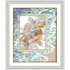 Набор для вышивки крестиком 11CT14CT, рисунок раковины, пейзажа, традиционная вышивка, рукоделие, домашнее украшение сделай сам