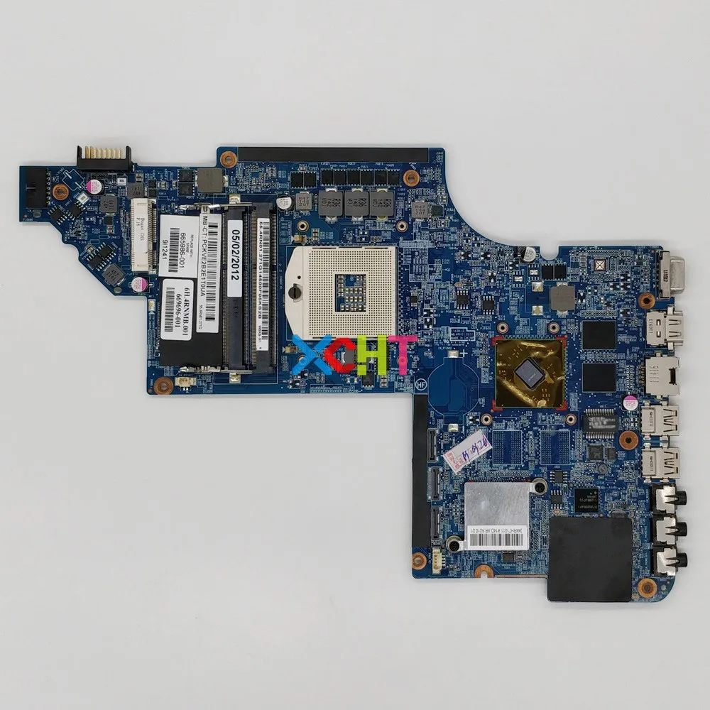 Для hp павильон DV7 DV7-6000 DV7T-6B00 DV7T-6C00 665986-001 аккумулятор большой емкости 6490/1G HM65 Материнская плата ноутбука протестированная и отлично работающая