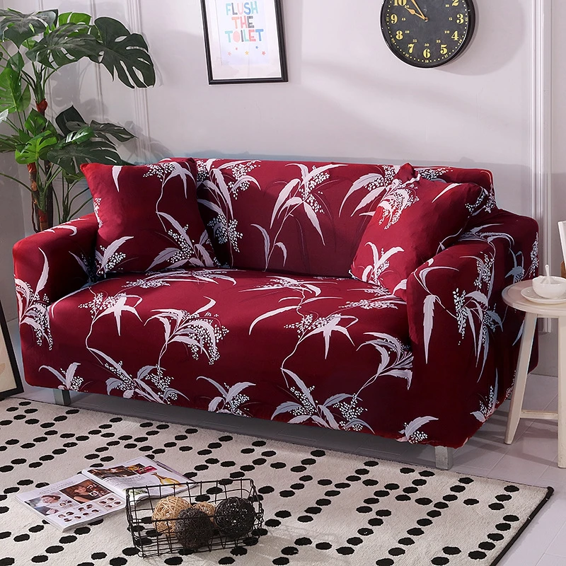 

Floral Stretch Sofa Cover For Living Room Armchair Couch Cover Stretch Elastic Sectional Sofa Cover Slipcover Corner Sofa Cover