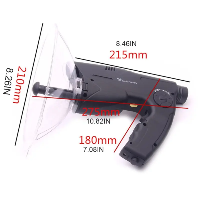 

8 Magnification Monoculars Telescope with Sound Collector Birdwatcher Telescope