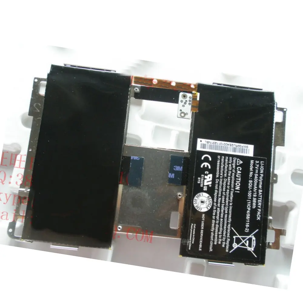 

Original size Battery for BlackBerry Playbook 32GB/64GB RU1 1ICP4/58/116-2 SQU-1001 916TA014F 5400mAh Batteries