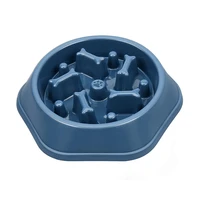cenkinfo slow feeder dog cat bowl dog cat food bowl durable non skid pet bowl preventing choking healthy design cat puppy bowl