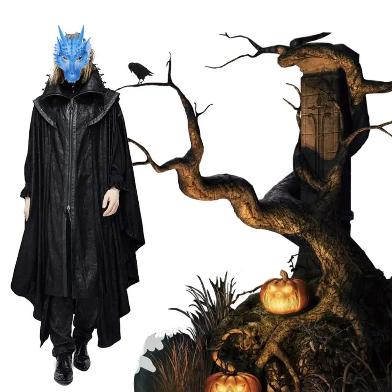 Halloween Unisex Party Mask Latex Cosplay Half Face Colourful Dragon Masks Masquerade Decor | Дом и сад