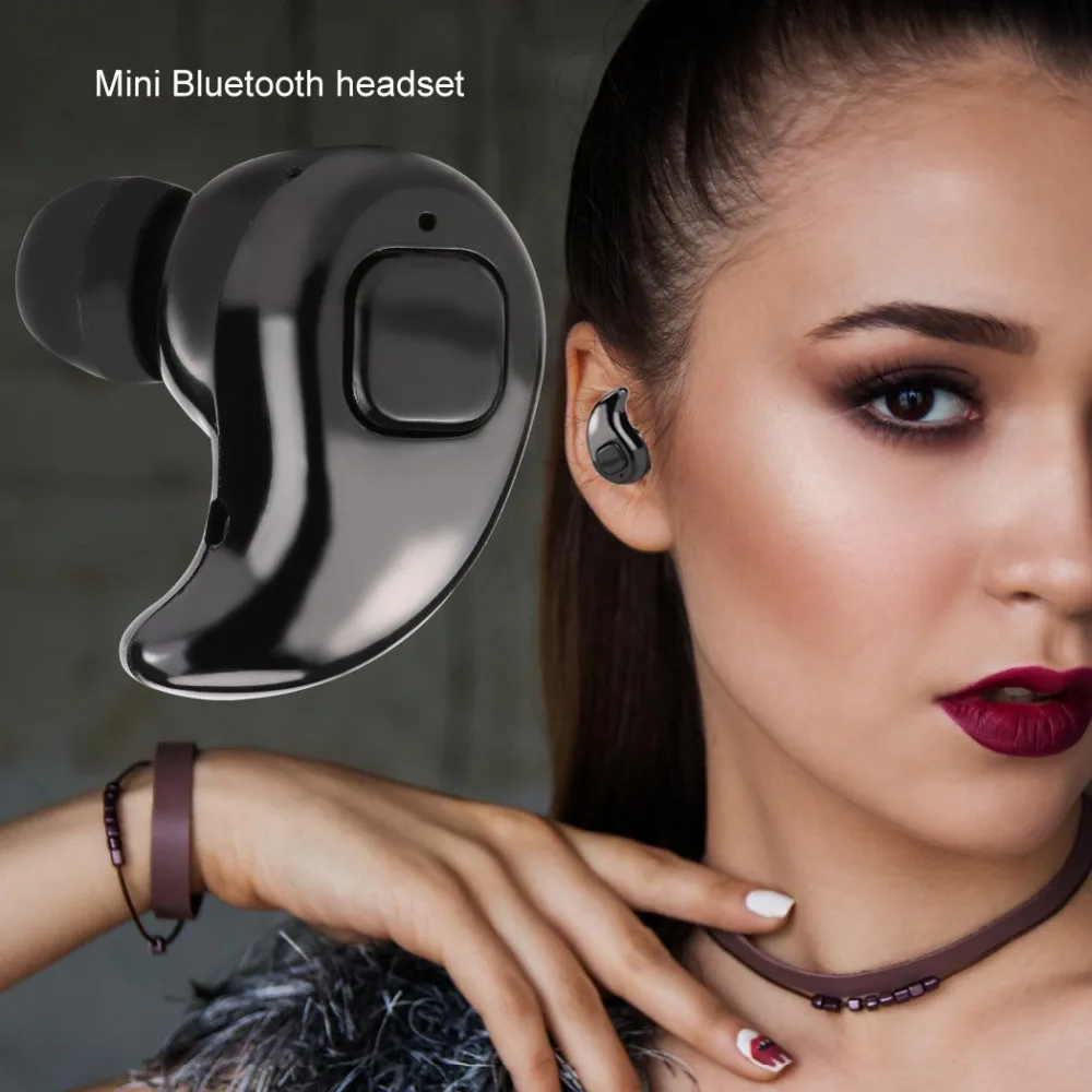 Мини беспроводные Bluetooth наушники в ухо Спорт с микрофоном гарнитура наушники для всех телефонов для samsung huawei Xiaomi Android