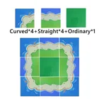 Baseplate Наборы кубиков город улица красочные реки песчаный пляж остров Базовая пластина Приморский Строительные блоки совместимы все бренды