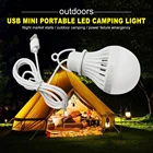 Портативный светодиодный фонарь, Миниатюрная лампа для кемпинга, 5 В, светодиодная лампа для наружного освещения, освещение для палатки, лампа для чтения при экстренном освещении для ночной рыбалки, верховой езды