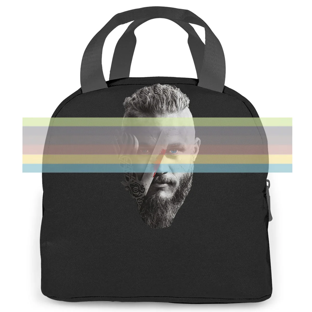 

Vikings Ragnar Lothbrok Mens , TV Series Discount Print Male Brand women men Portable insulated lunch bag adult