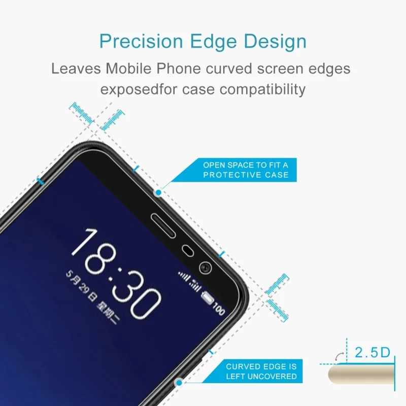 9H 2.5D стекло для MEIZU 16 16th M6 M6T M6S Note закаленное M5 M5S Pro 7 Pro7 plus Защитная пленка