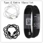 Кабель USB Type-C для Samsung S8, S9 Plus, Xiaomi Mi8, Mi A1, 6, 10 шт., 1,2 м