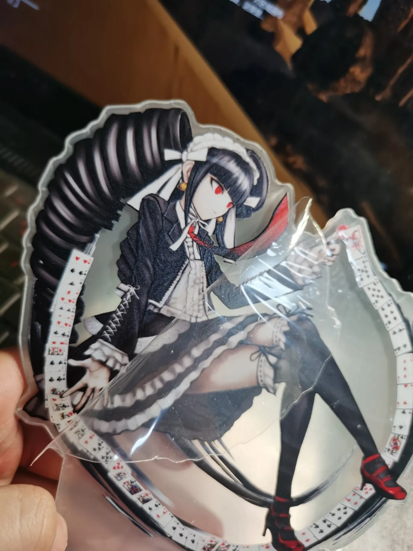 Dangan Ronpa Danganronpa V3 Figurine Acrylic asahina aoi Figure Anime Stand Model Plate Desk Decor Standing Sign | Украшения и