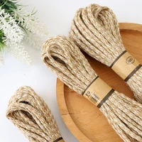 braid hemp lace diy jute rope natural linen ribbon thread diy handmade craft material 10m