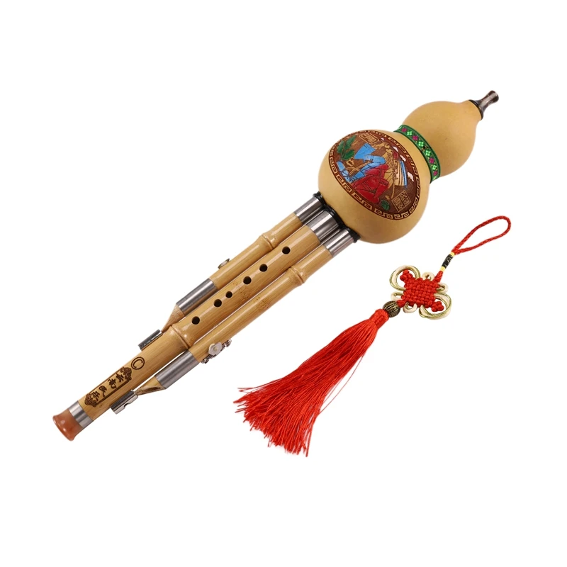 Китайский Хулуси бамбуковый тыквенный кукурбит флейта этнический музыкальный