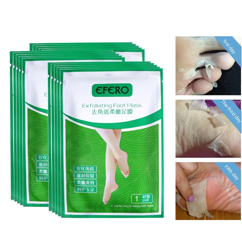 

1PAIR/2PCS Exfoliating Callus Peeling Nourishing Whitening Foot Skin Care Aloe Foot Masks Pedicure Anti Crack