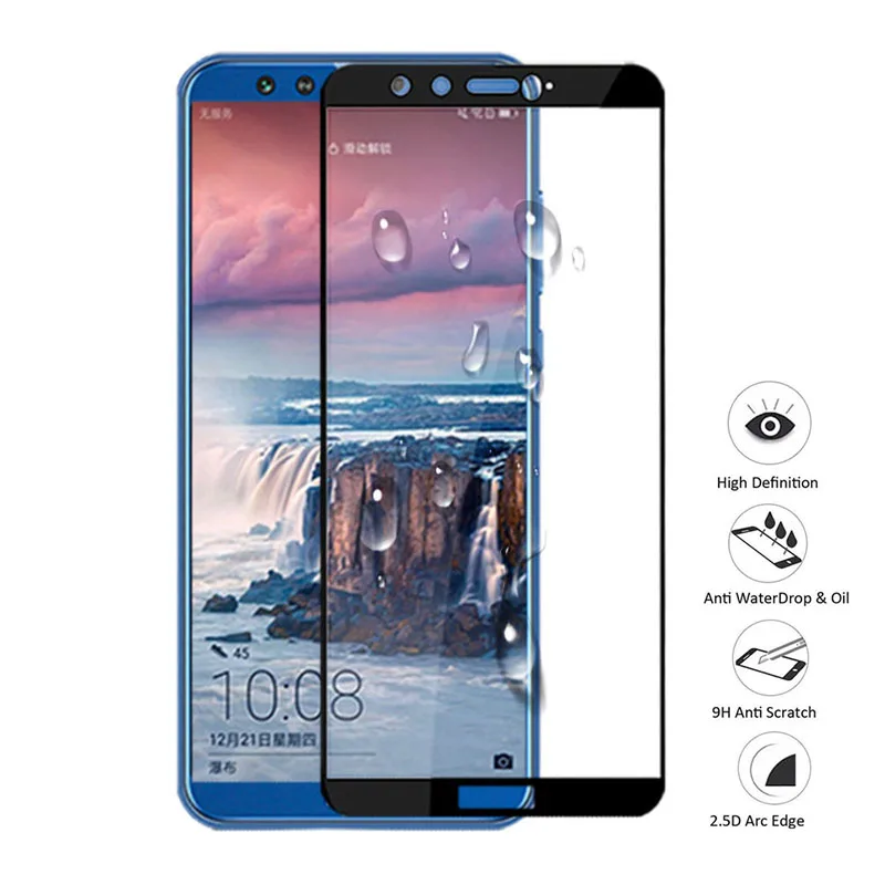 Закаленное стекло для Huawei Honor 8 Lite honor 9lite оригинальная полноэкранная защитная