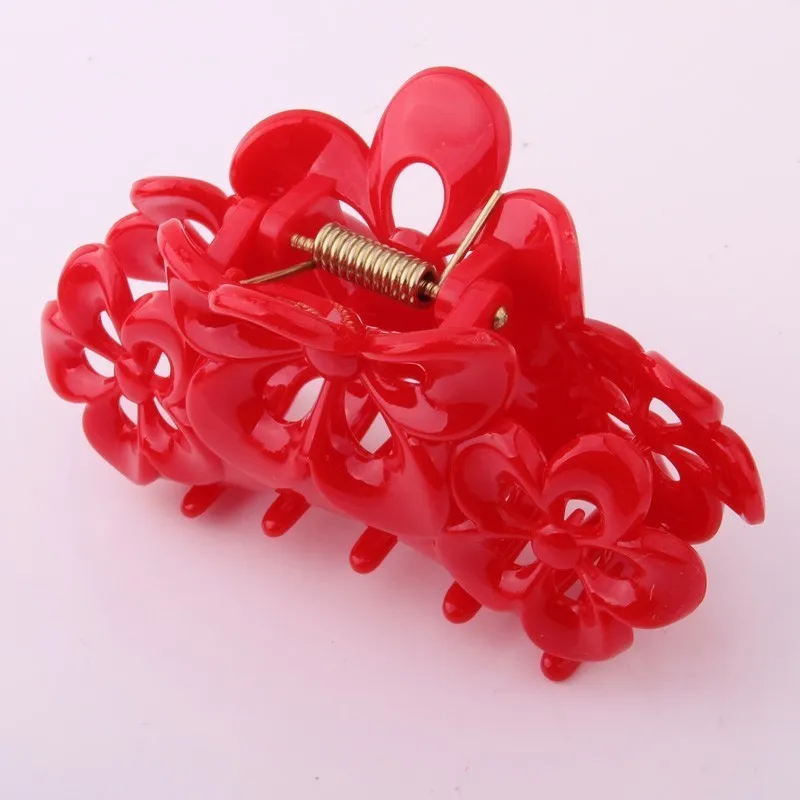 Заколка для волос Прозрачная в форме цветка 9 см| |