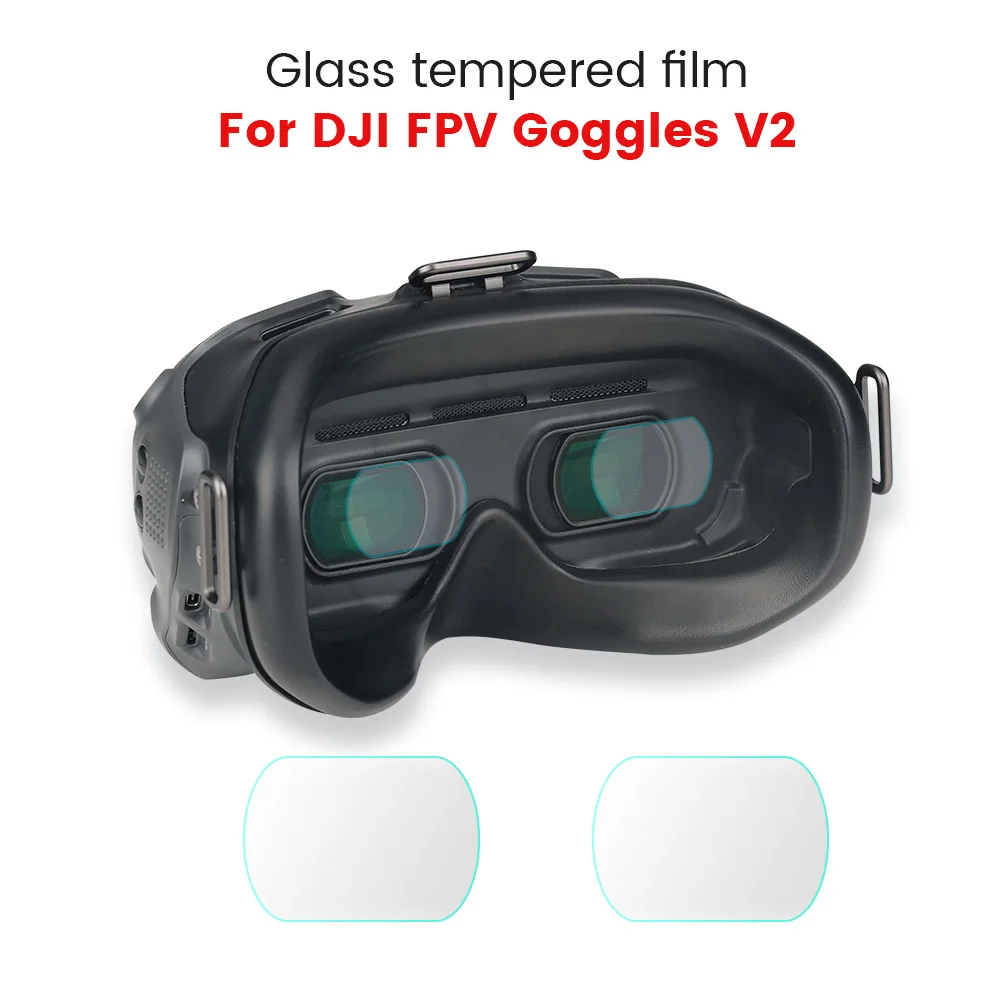 

Закаленная пленка для очков DJI FPV Combo, легко приклеивается, защита от падения, водонепроницаемая пленка для очков, аксессуары для DJI