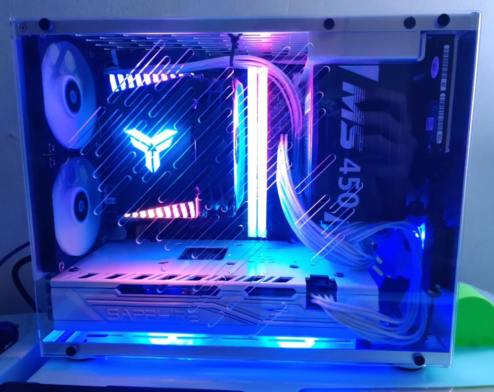 A4 мини-чехол из алюминиевого сплава ITX маленький игровой компьютерный шасси с