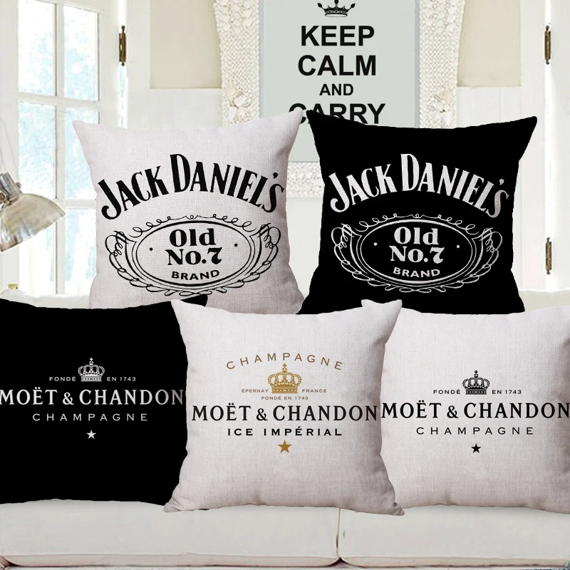 Черно белые чехлы для подушек роскошный декоративный Чехол Подушка гостиничного