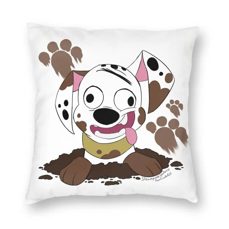 Мягкая Наволочка с забавным изображением далматинской собаки домашний декор