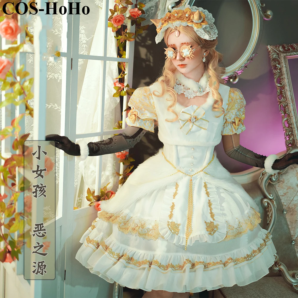 Костюм для косплевечерние из аниме Малышка с V-образным вырезом |