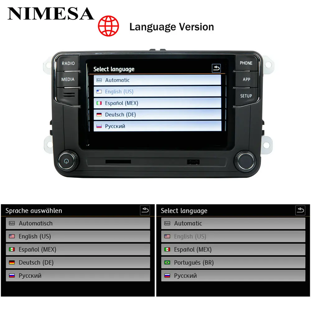NONAME RCD360 PRO Android Auto Carplay Новый RCD330 автомобиль MIB радио 6RD 035 187B для VW Tiguan Golf 5 6 CC Jetta MK5 MK6