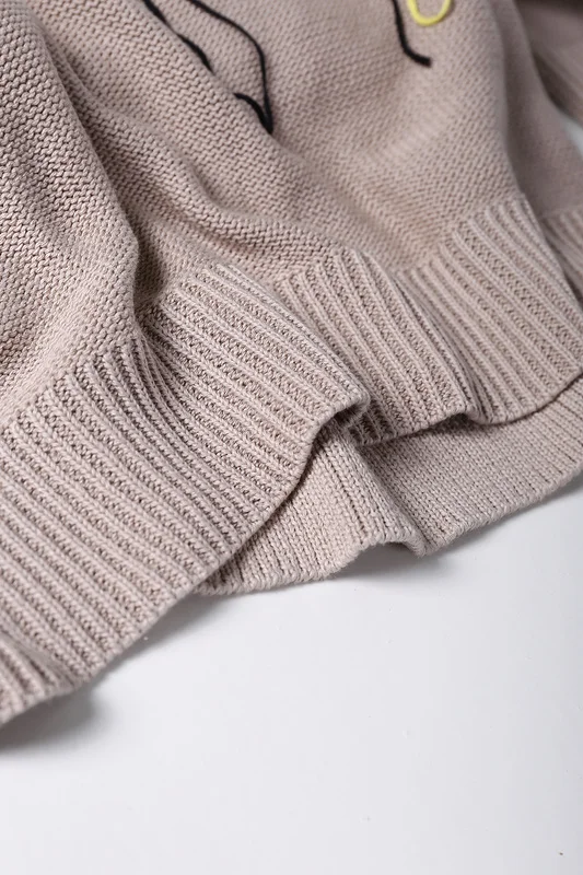 

High Quality 2020 New Style Cartoon Tassels Sweater Hip-hop High Street O-neck Sweater Men Women Couples Pullover