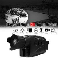 portable high definition infrare full black night vision device 300m magnifying glass tft daytime telescope single tube for hunt