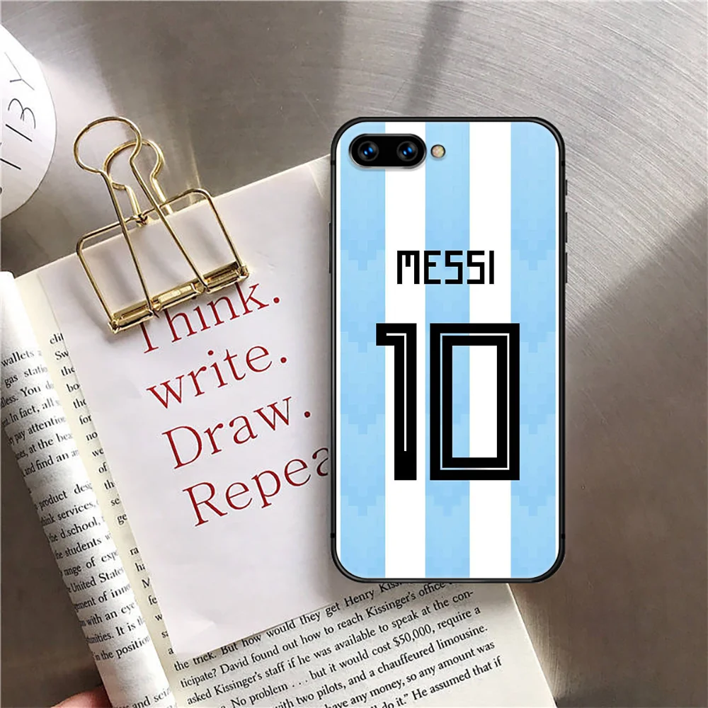 

Messi Football Soccer 10 Phone Case Cover For Huawei Honor Nova 5T 7I 8A 8X 8 9X 9 10 10I 20 30 Pro Lite Black Pretty Black Etui