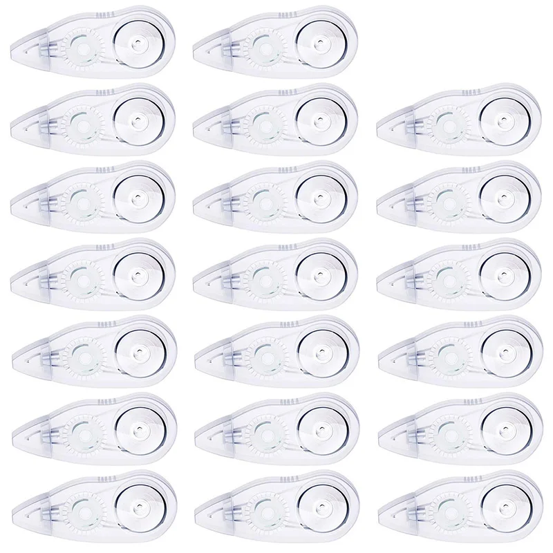 

20 Pack Correction Tape Mini White Out Tape Cute Writing Tape Semi-Automatic Instant Corrective Tape for School Kids Students