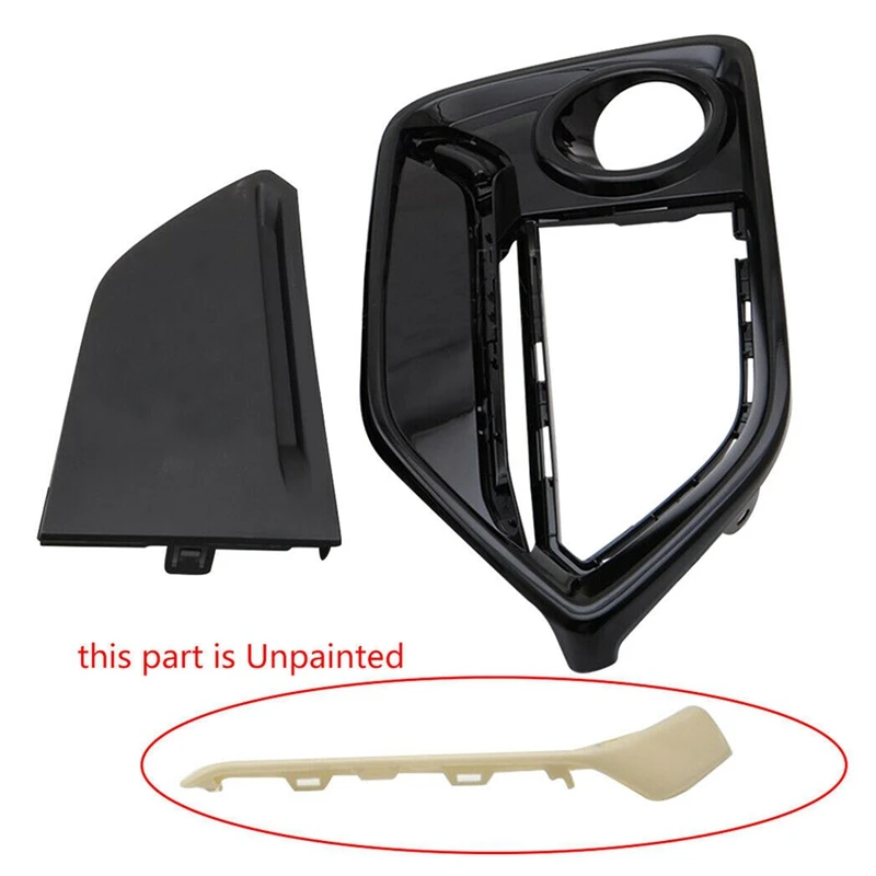 

Glossy Black Left Fog Light Cover Trim Fit for Honda Civic Type R 2017-21 New