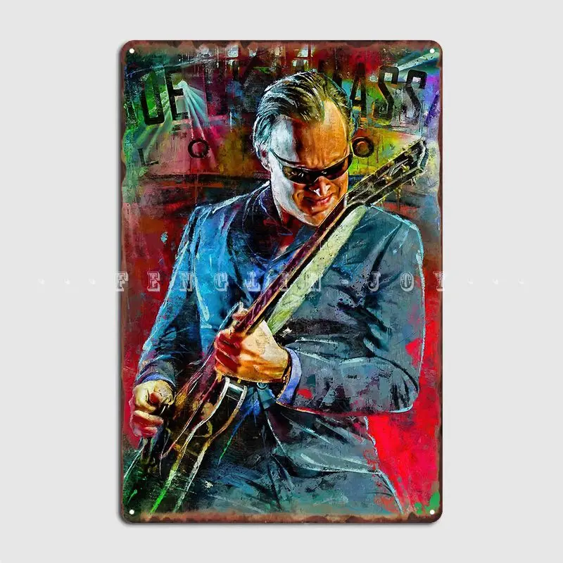 

Joe Bonamassa Art Metal Sign Wall Cave Living Room Vintage Plaques Tin Sign Posters