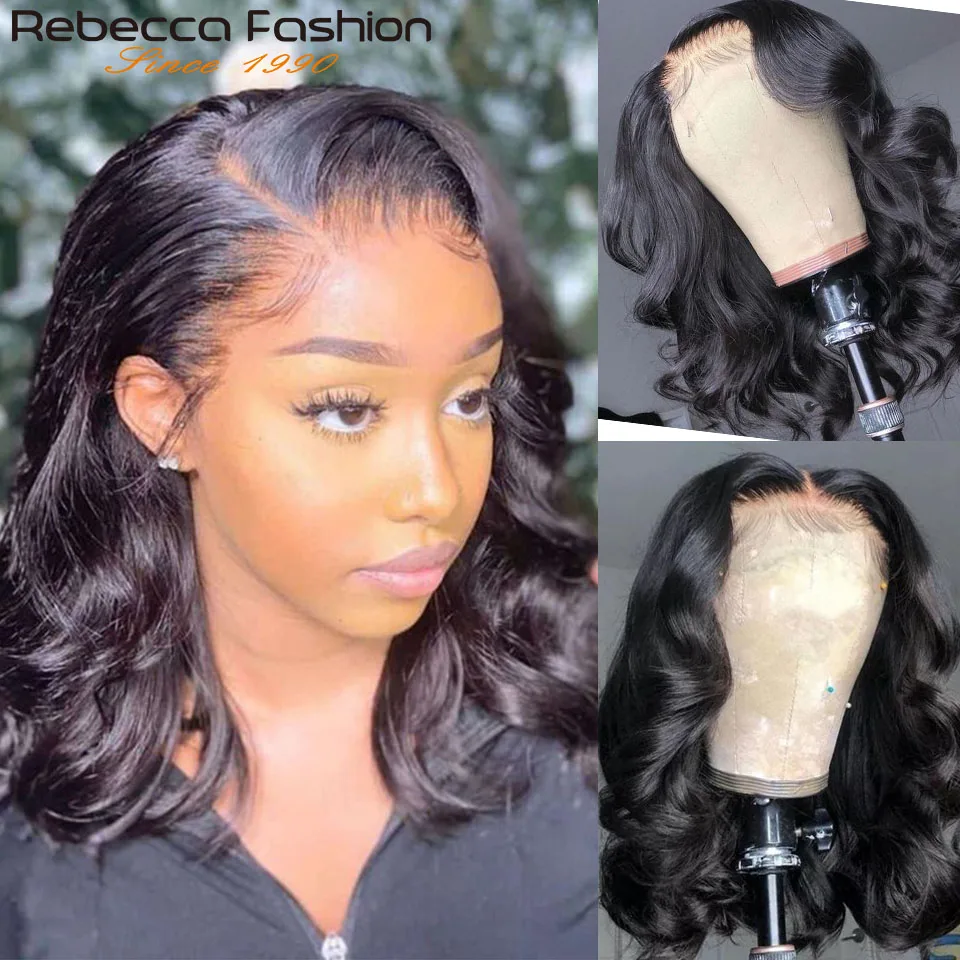 

Body Wave Lace Front Wig Pre Plucked Human Hair Lace Front Wigs Brazilian T Part Bob Lace Wigs Body Wave Frontal Wigs For Women