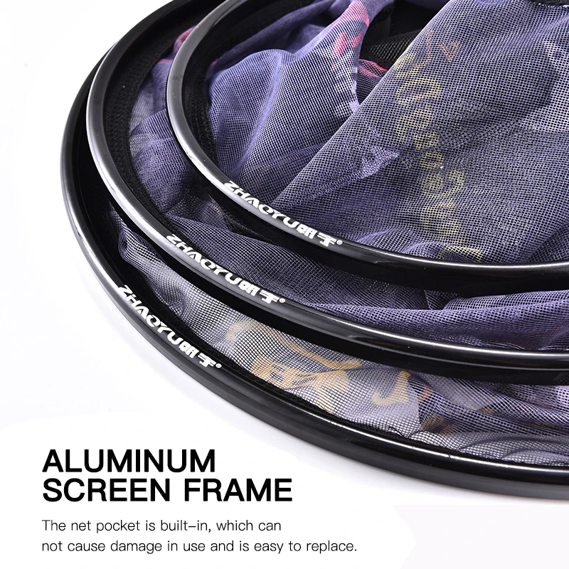 Ручная сетка из алюминиевого сплава 8 мм Винт Складная оцинкованная сеть 35/40/45 см