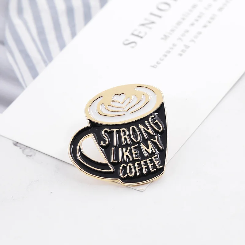 Креативная брошь в виде кофейной чашки Ювелирное Украшение хорошего друга гиftstong