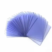 25/50/100pcs Holder Toploaders and Clear Sleeves for Collectible Trading Basketball Sports Cards 35pt Rigid Plastic Storage Bag