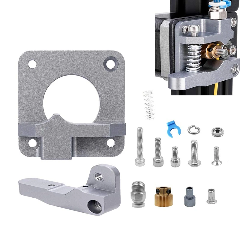 

Creality Upgrade Aluminum Alloy Bowden Extruder and 24V 40W MK8 Hot End Kit for Ender 3/ Ender 3 Pro 3D Printer