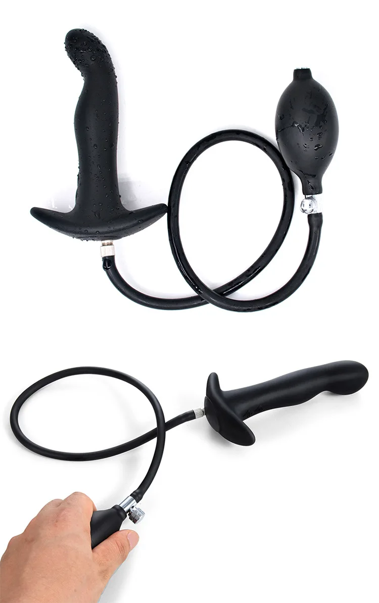 10-скоростной надувной анальный вибратор Анальный расширитель фаллоимитатор