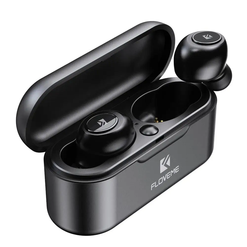 FLOVEME Mini TWS5.0 Bluetooth Беспроводные наушники спортивные наушники гарнитура 3D стерео звук наушники микро зарядная коробка