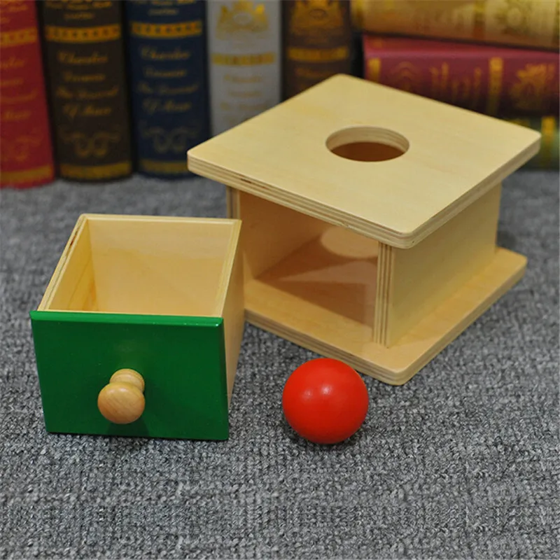 Montessori Kids Toy Baby Wooden Coin Box Ball Learning Educational Preschool Training Early | Игрушки и хобби