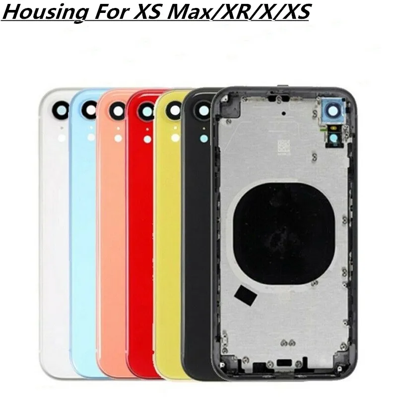 Чехол для аккумулятора XS XR iPhone / Max iX задняя крышка с металлическим шасси средняя