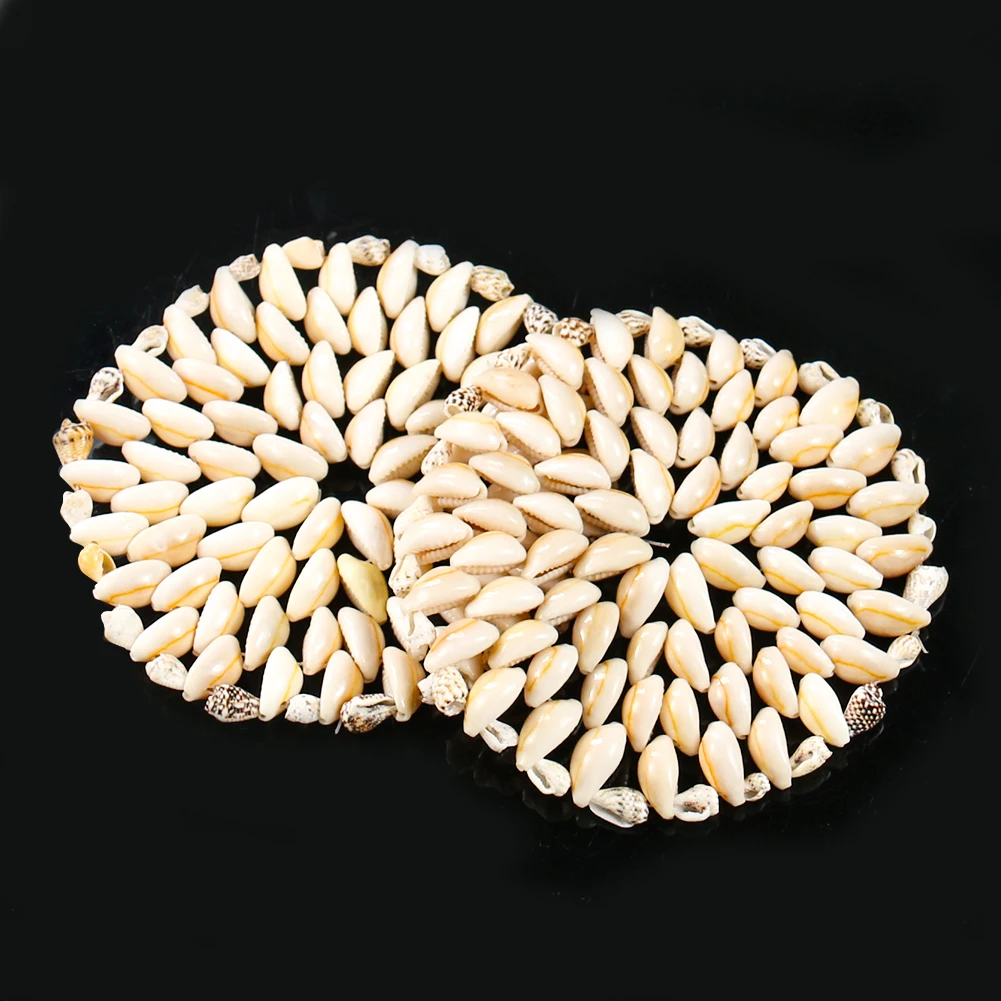 

Natural Conch Shell Placemat Coaster Insulation Table Mats for Dining Table Tea Coffee Mug Holder Kitchen Decor Accessories