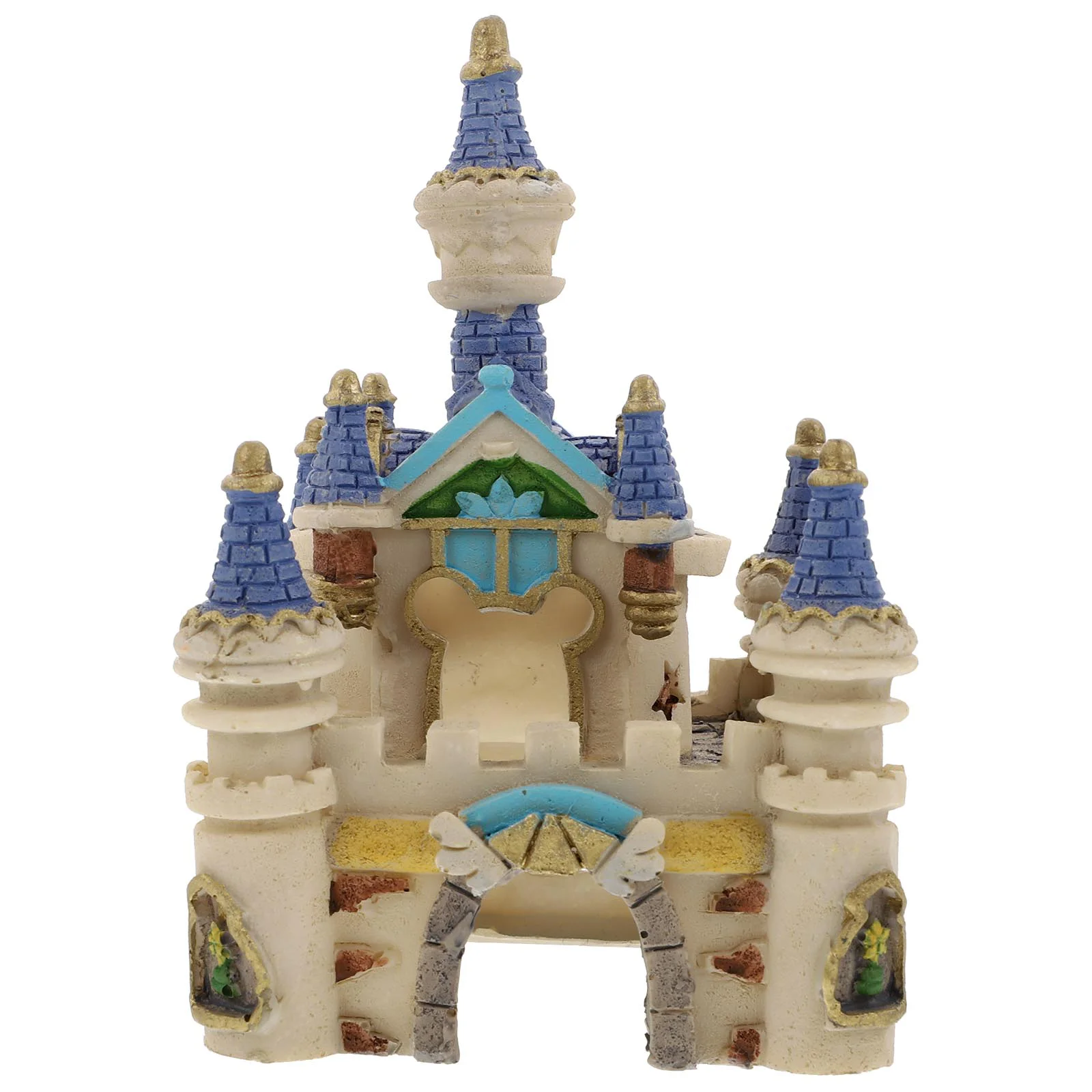 

1Pc Underwater Landscape Castle Decor Fish Tank Underwater Resin Craft Decor