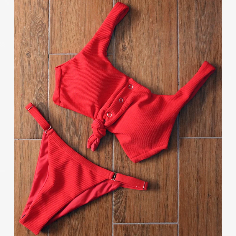 2021 New Sexy Bikini Push Ups Padded Swimsuit Ladies Two-piece Beachwear Bathing Suit Women Swimwear | Спорт и развлечения