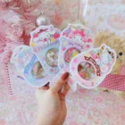 Sanrio, мультяшная наклейка Hello Kitty в форме чашки мороженого, милая наклейка с кристаллами, DIY Наклейка для учетной записи рук, мелодия