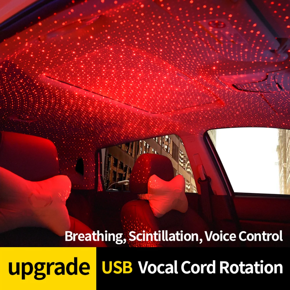 Вращающаяся Звездная атмосферная лампа звездное небо светильник декоративная