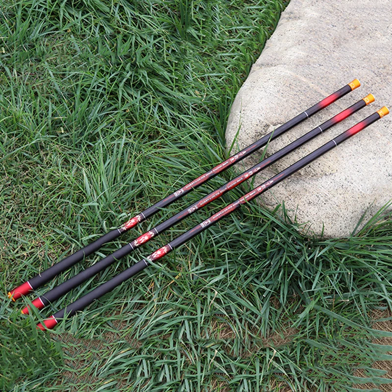 

High-quality super-hard powerful hand rod retractable fishing rod carbon fiber freshwater carp fishing 3.6m/4.5 m/5.4m/6.3m/7.2m
