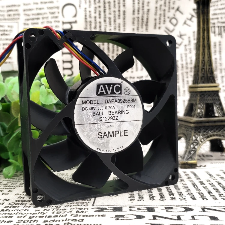 

New original DAPA0925B8M 9025 DC48V 0.20A 4-wire PWM temperature control adjustment cooling fan
