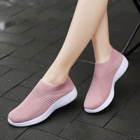 women sneakers vulcanized shoes sock sneakers women 2021 summer slip on flat shoes women plus size 42 zapatillas de mujer