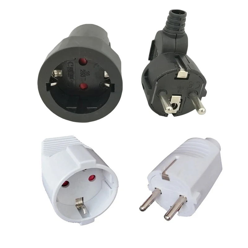 Универсальный переходник для ЕС и Германии 16 А 250 В|Электрические вилки| |